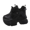 Sneakers casual con lacci para alta e materiale mesh da donna ATREND