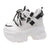 Sneakers casual con lacci para alta e materiale mesh da donna ATREND