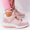 Sneakers casual con para alta dietro e lacci da donna ATREND