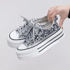 Sneakers casual con para e pailettes da donna ATREND