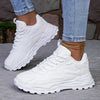 Sneakers casual con plateau stringate traspiranti da donna ATREND