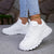 Sneakers casual con plateau stringate traspiranti da donna ATREND