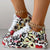 Sneakers casual con stampa grafica e lacci da donna ATREND