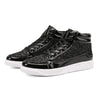 Sneakers casual patchwork in pelle PU e glitter unisex ATREND