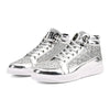 Sneakers casual patchwork in pelle PU e glitter unisex ATREND