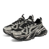 Sneakers chunky casual bicolor in pelle mesh traspirante da uomo ATREND