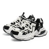 Sneakers chunky casual bicolor in pelle mesh traspirante da uomo ATREND