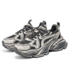 Sneakers chunky casual bicolor in pelle mesh traspirante da uomo ATREND