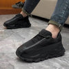 Sneakers chunky casual con suola morbida in pelle PU da uomo ATREND