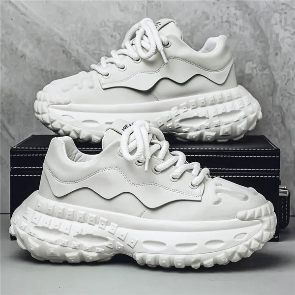 Sneakers chunky in pelle microfibra da uomo ATREND