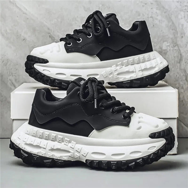 Sneakers chunky in pelle microfibra da uomo ATREND