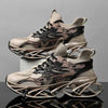 Sneakers chunky patchwork casual con suola geometrica da uomo ATREND