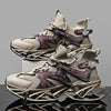 Sneakers chunky patchwork casual con suola geometrica da uomo ATREND
