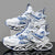 Sneakers chunky patchwork casual con suola geometrica da uomo ATREND