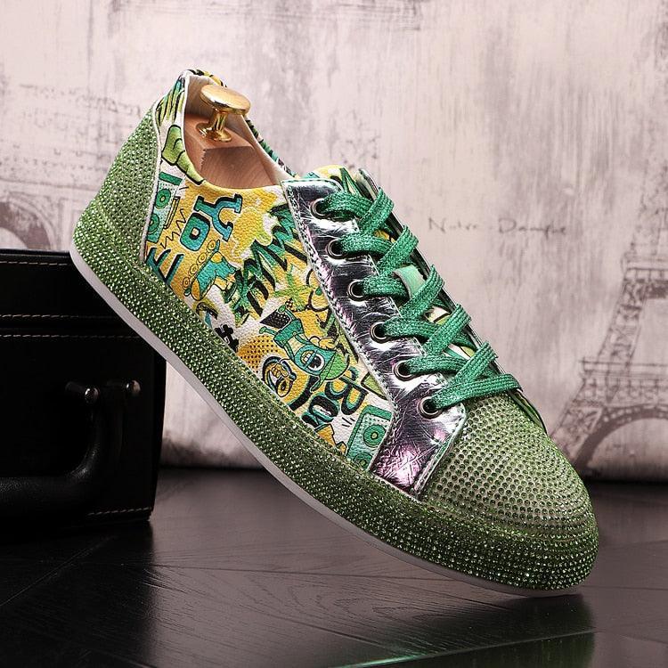 Sneakers stampata board diamond da uomo - Sneakers ATREND