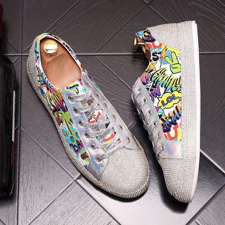 Sneakers stampata board diamond da uomo - Sneakers ATREND