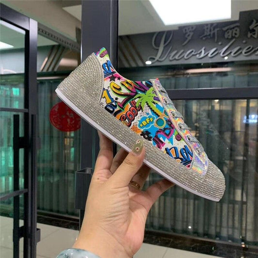 Sneakers stampata board diamond da uomo - Sneakers ATREND