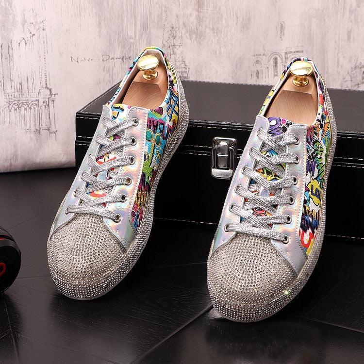 Sneakers stampata board diamond da uomo - Sneakers ATREND