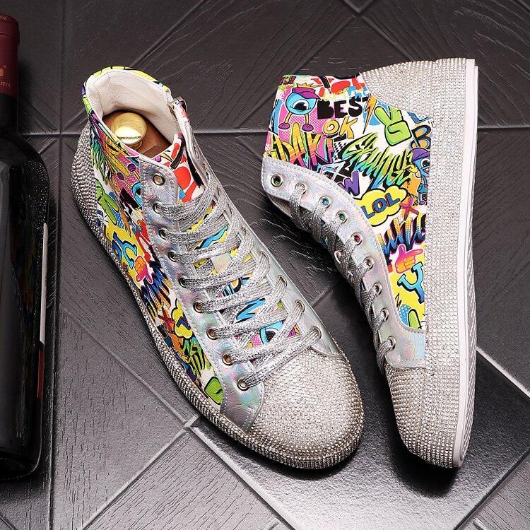 Sneakers stampata board diamond da uomo - Sneakers ATREND