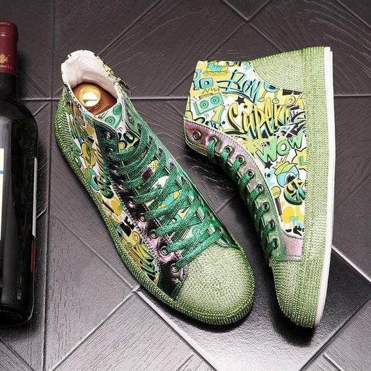 Sneakers stampata board diamond da uomo - Sneakers ATREND