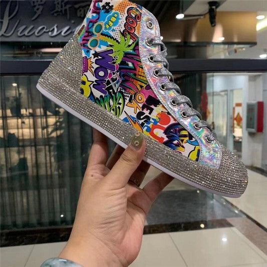 Sneakers stampata board diamond da uomo - Sneakers ATREND