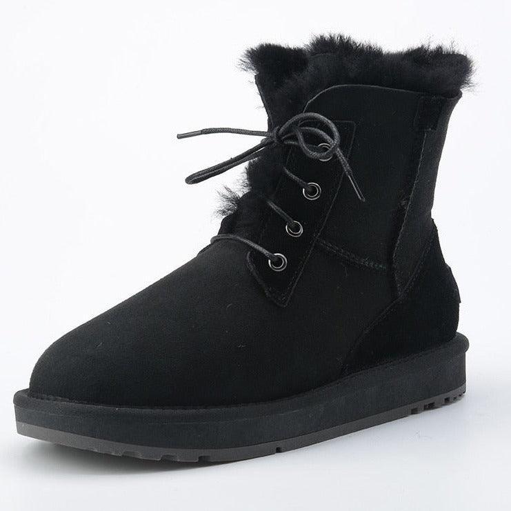 Stivaletti invernali casual con pelliccia sintetica da donna - Stivaletti ATREND