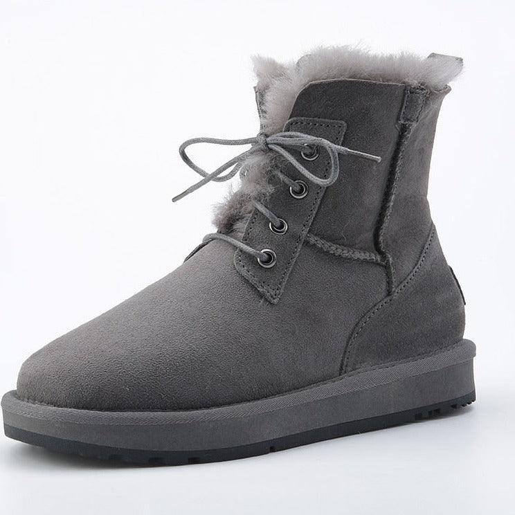 Stivaletti invernali casual con pelliccia sintetica da donna - Stivaletti ATREND