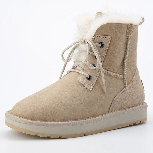 Stivaletti invernali casual con pelliccia sintetica da donna - Stivaletti ATREND
