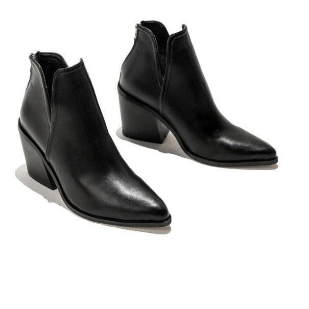 Stivaletti stile cowboy in pelle sintetica da donna - Stivaletti ATREND