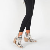 Stivaletti stile cowboy in pelle sintetica da donna - Stivaletti ATREND