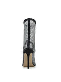 Stivali a rete in tessuto elasticizzato con cristalli da donna - Stivaletti ATREND
