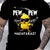 T-shirt casual a maniche corte con stampa cartoon in cotone da uomo ATREND