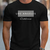 T-shirt casual a mezze maniche con stampa a lettere da uomo ATREND