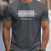 T-shirt casual a mezze maniche con stampa a lettere da uomo ATREND