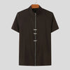 T-shirt casual con cerniera a mezze maniche da uomo ATREND