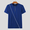 T-shirt casual con cerniera da uomo ATREND
