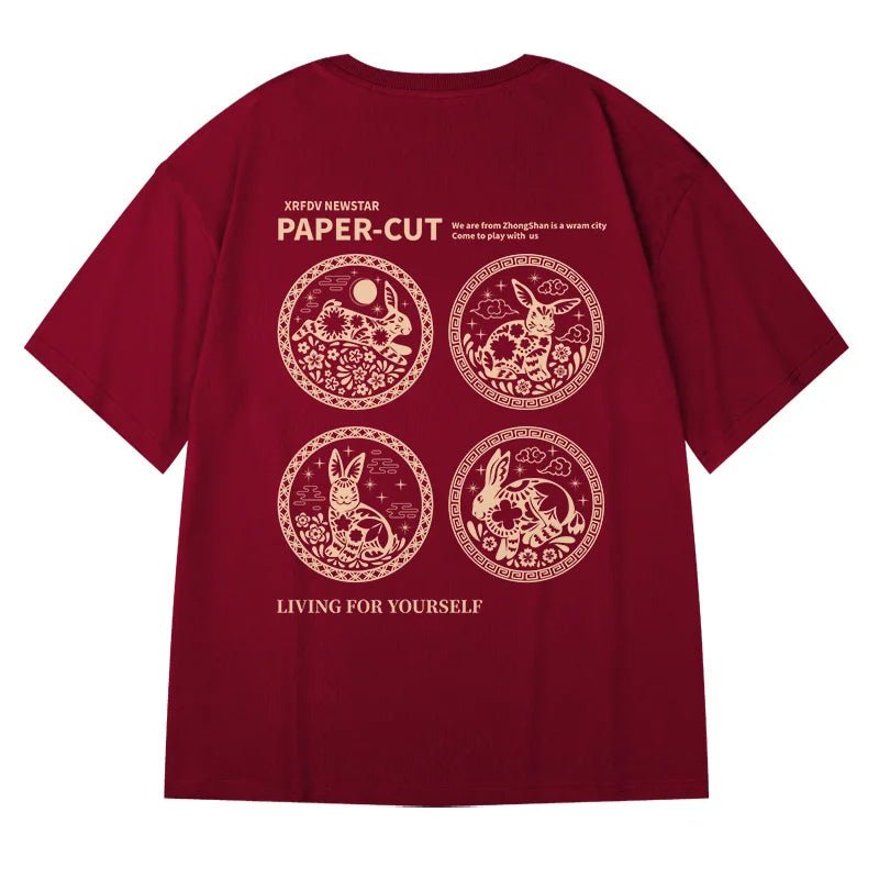 T-shirt casual grafica da uomo ATREND