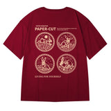 T-shirt casual grafica da uomo ATREND