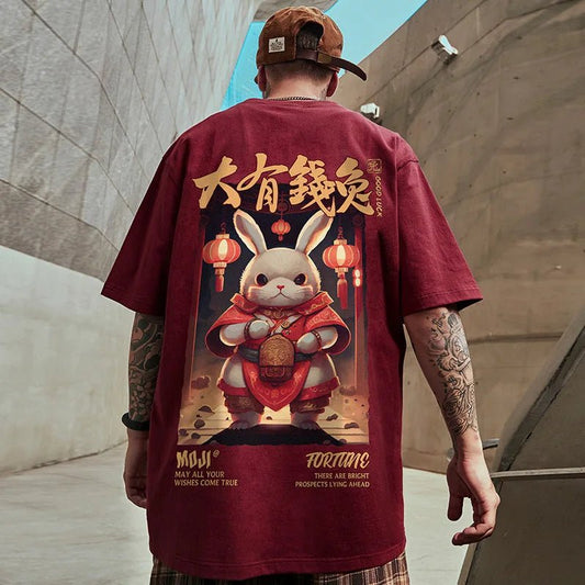 T-shirt casual grafica da uomo ATREND