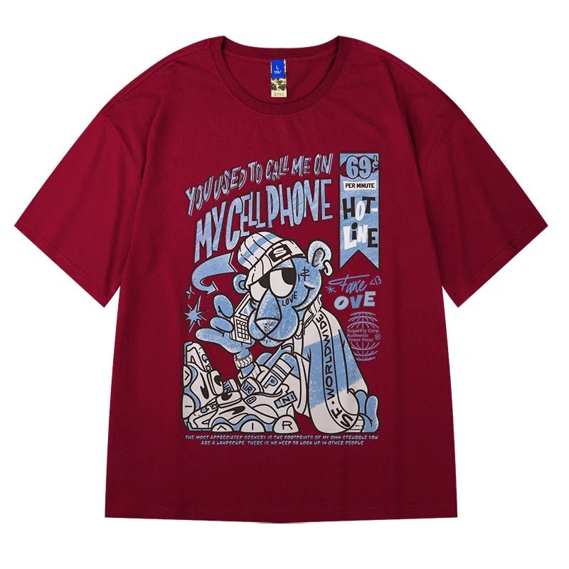 T-shirt casual grafica da uomo ATREND
