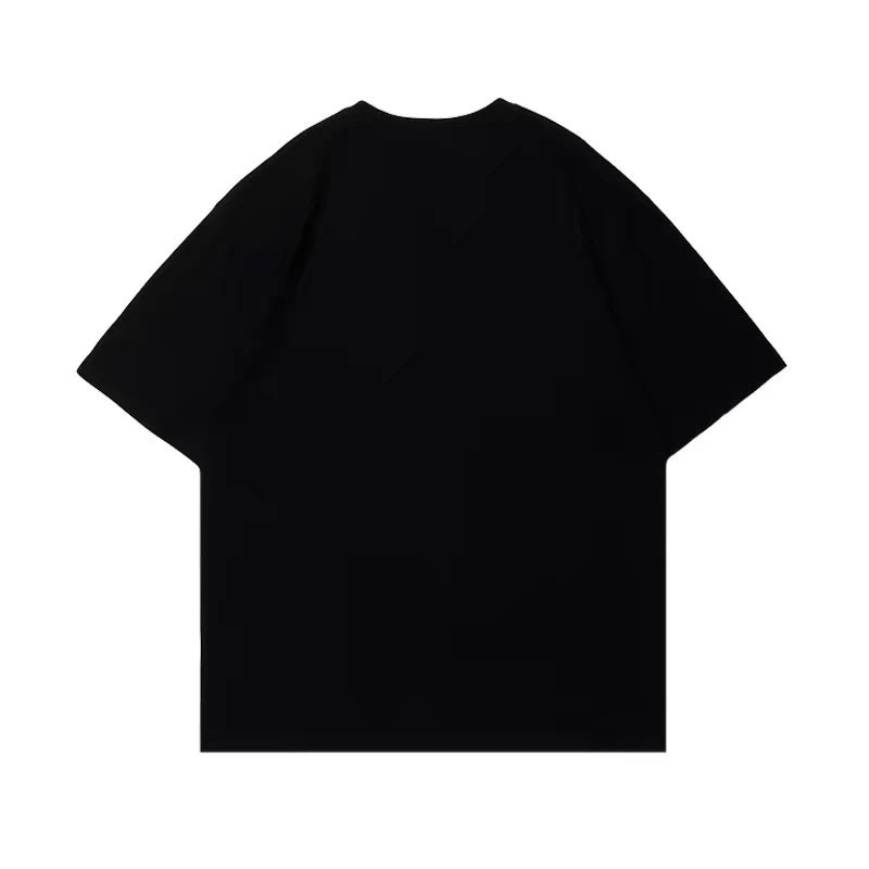 T-shirt casual grafica in cotone da uomo ATREND