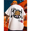 T-shirt casual grafica in cotone da uomo ATREND