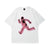 T-shirt casual grafica in cotone da uomo ATREND