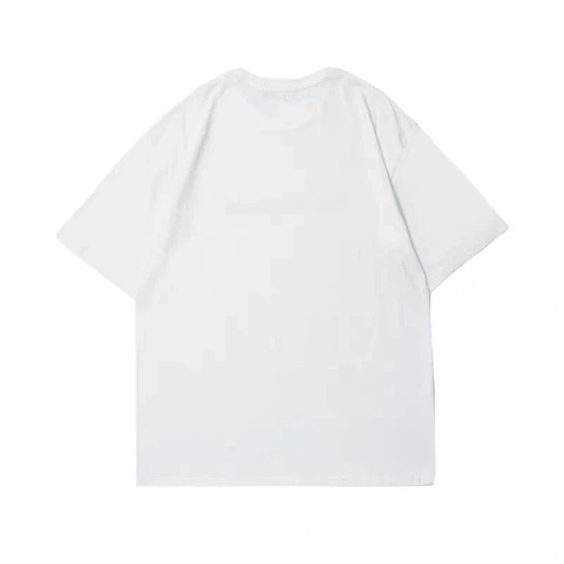 T-shirt casual grafica in cotone da uomo ATREND
