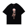 T-shirt casual grafica in cotone da uomo ATREND