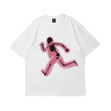 T-shirt casual grafica in cotone da uomo ATREND
