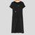 T-shirt casual lunga a mezze maniche con spacco centrale e fibbie da uomo ATREND