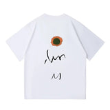 T-shirt casual oversize in cotone da uom ATREND
