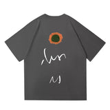 T-shirt casual oversize in cotone da uom ATREND