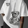 T-shirt oversize a mezze maniche con stampa cartoon da uomo ATREND